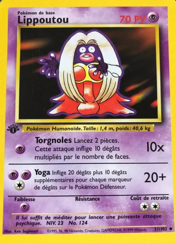 Lippoutou – carte Pokémon TCG Peu Commune n°31