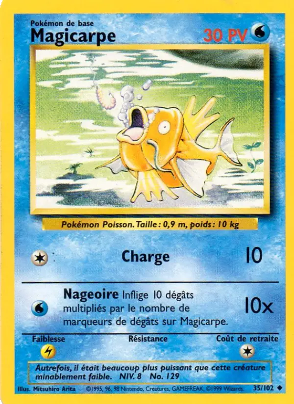 Magicarpe – carte Pokémon TCG Peu Commune n°35