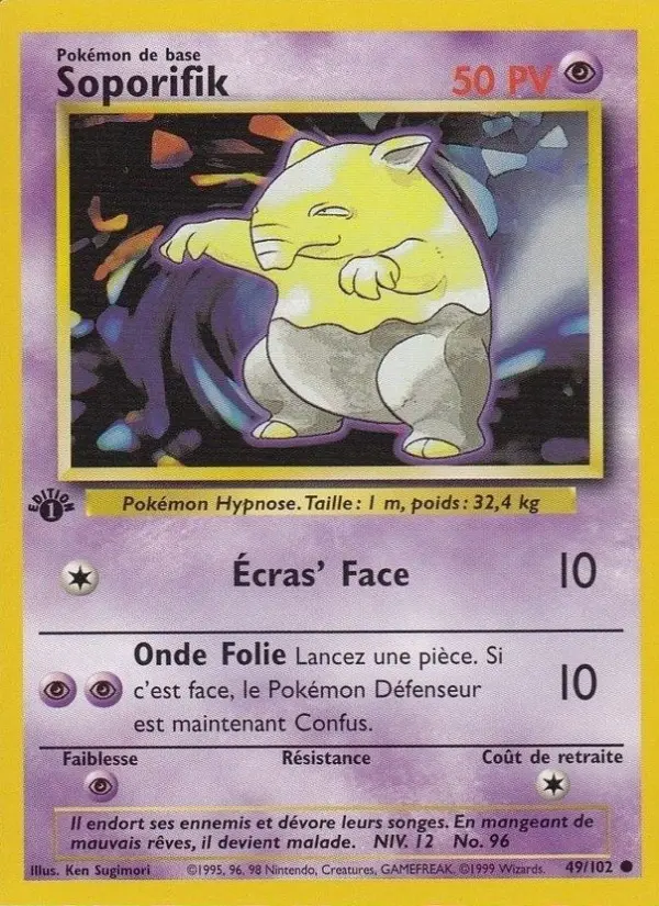 Soporifik – carte Pokémon TCG Commune n°49