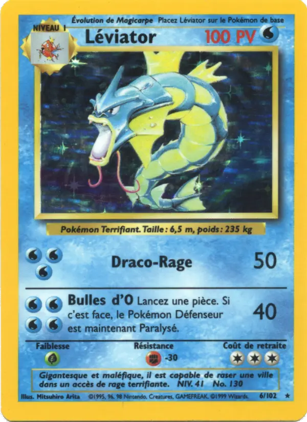 Léviator – carte Pokémon TCG Rare n°6