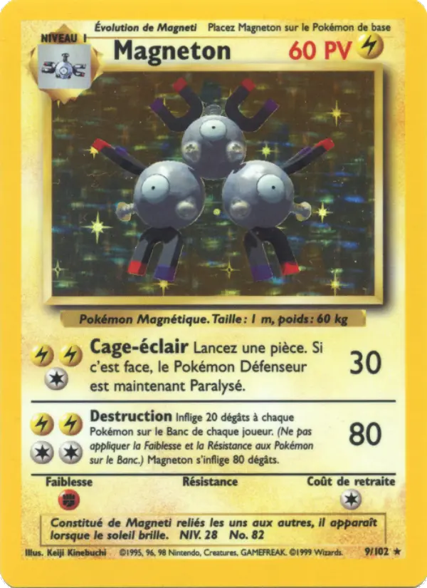 Magneton – carte Pokémon TCG Rare n°9