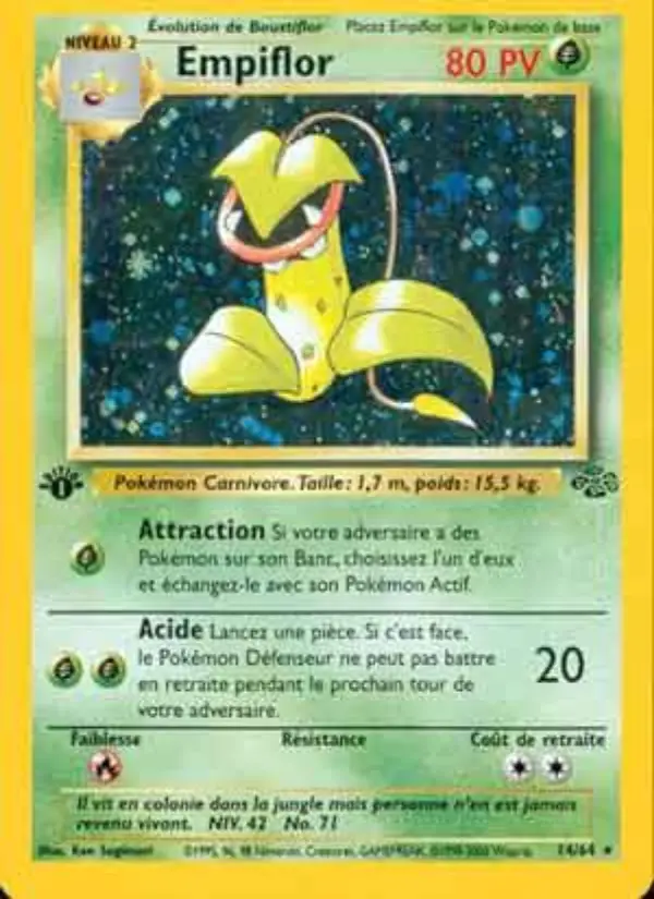 Empiflor – carte Pokémon TCG Rare n°14