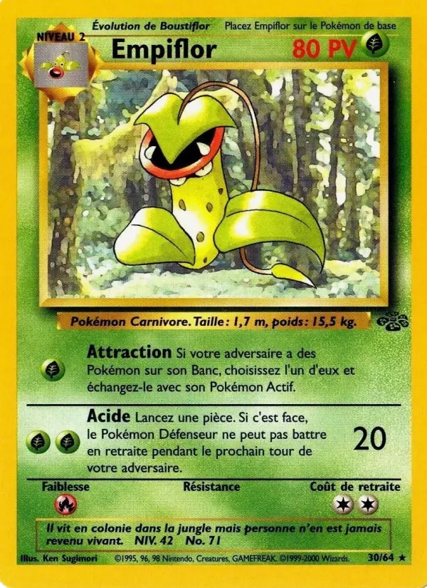 Empiflor – carte Pokémon TCG Rare n°30