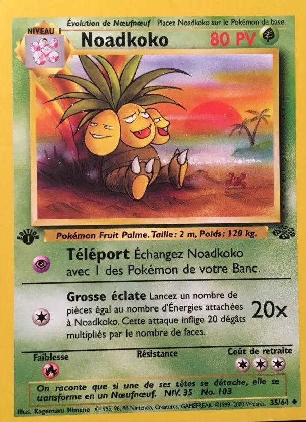 Noadkoko – carte Pokémon TCG Peu Commune n°35