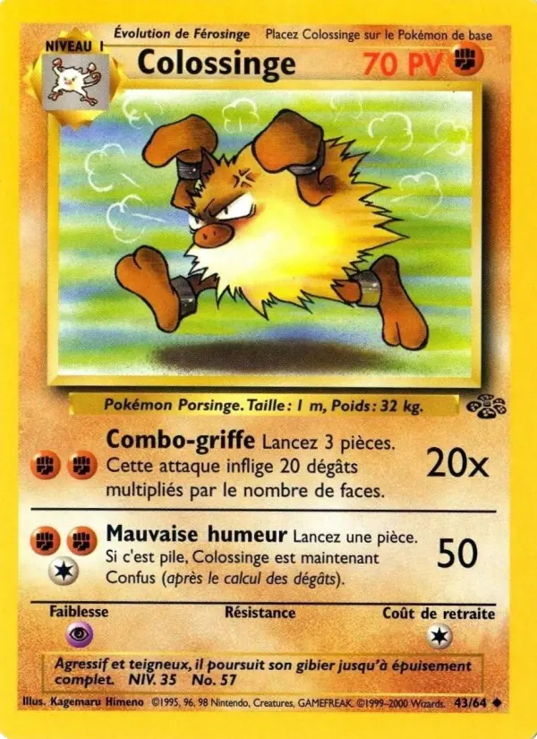 Colossinge – carte Pokémon TCG Peu Commune n°43