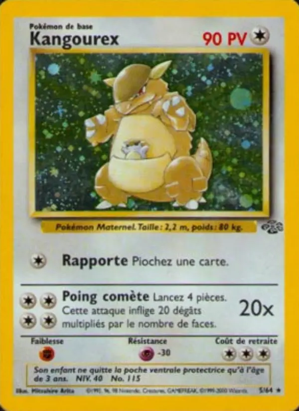 Kangourex – carte Pokémon TCG Rare n°5