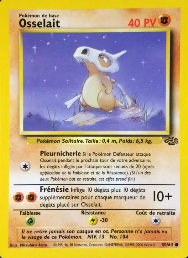 Osselait – carte Pokémon TCG Commune n°50