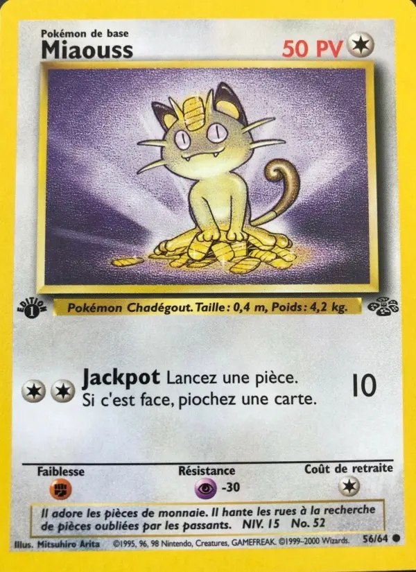 Miaouss – carte Pokémon TCG Commune n°56