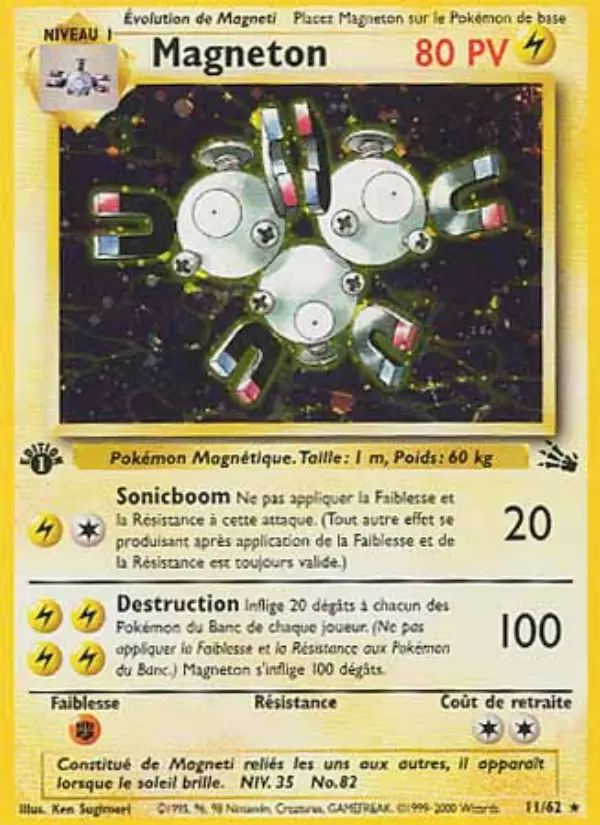 Magneton – carte Pokémon TCG Rare n°11