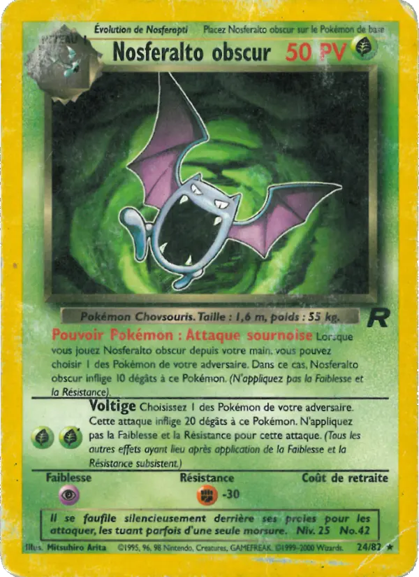 Nosferalto obscur – carte Pokémon TCG Rare n°24