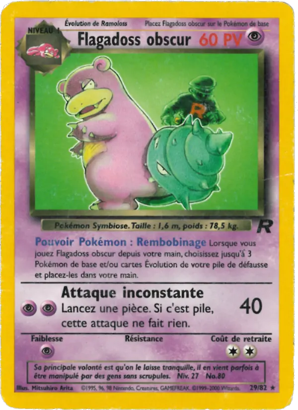 Flagadoss obscur – carte Pokémon TCG Rare n°29