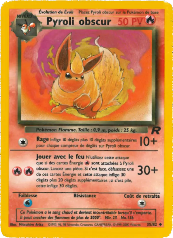 Pyroli obscur – carte Pokémon TCG Peu Commune n°35