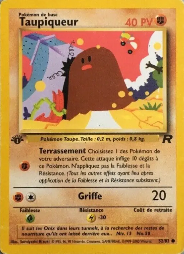 Taupiqueur – carte Pokémon TCG Commune n°52