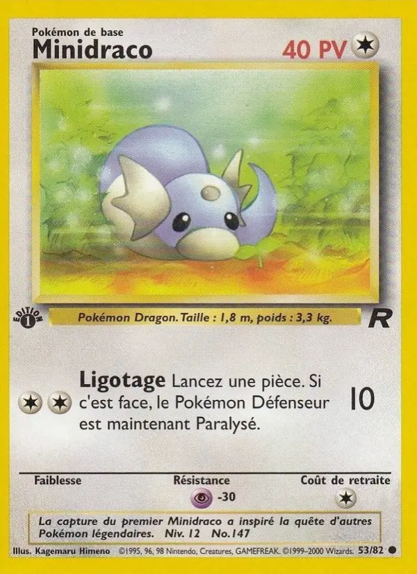 Minidraco – carte Pokémon TCG Commune n°53