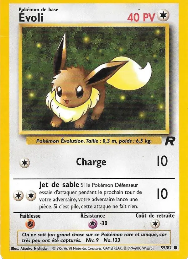 Évoli – carte Pokémon TCG Commune n°55