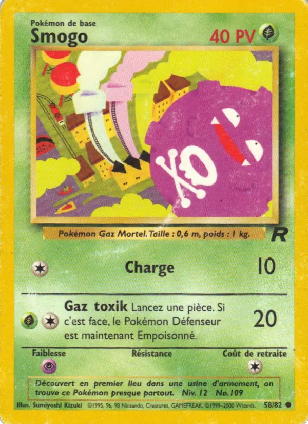 Smogo – carte Pokémon TCG Commune n°58