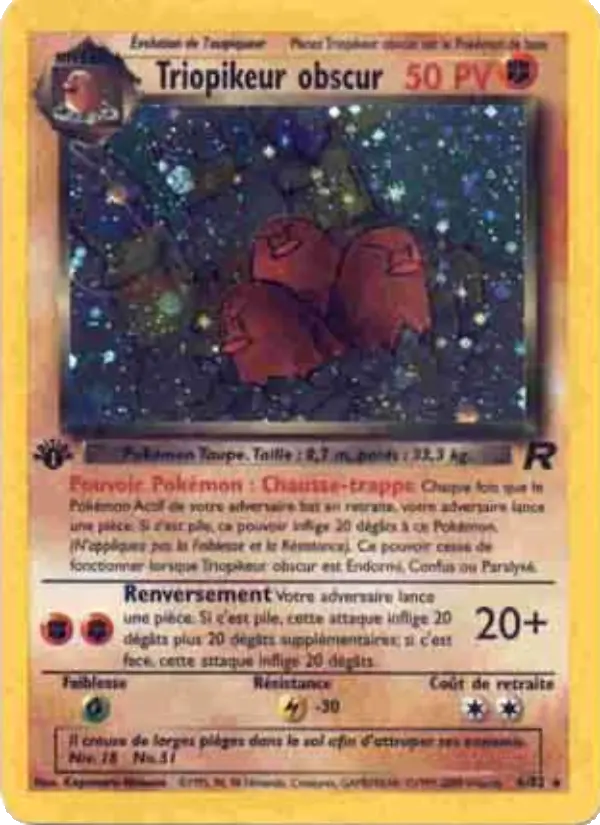 Triopikeur obscur – carte Pokémon TCG Rare n°6