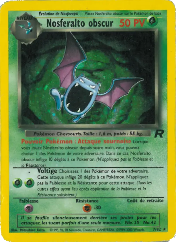 Nosferalto obscur – carte Pokémon TCG Rare n°7