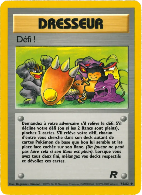 Défi ! – carte Pokémon TCG Peu Commune n°74