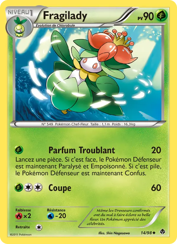 Fragilady – carte Pokémon TCG Peu Commune n°14