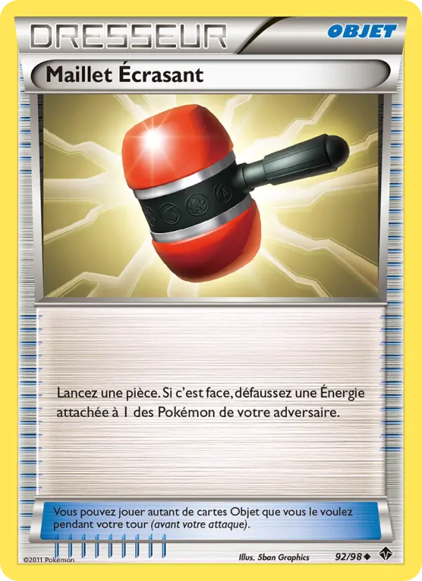 Maillet Écrasant – carte Pokémon TCG Peu Commune n°92