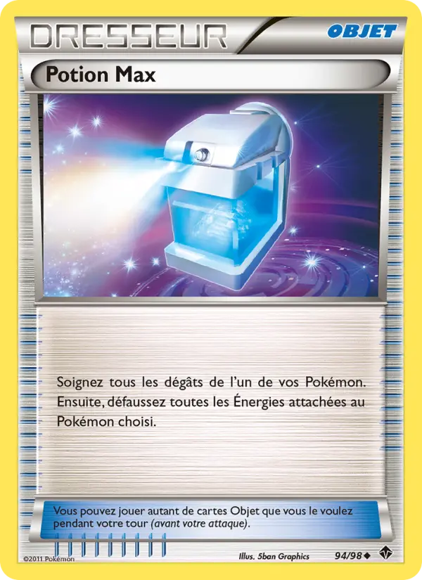 Potion Max – carte Pokémon TCG Peu Commune n°94