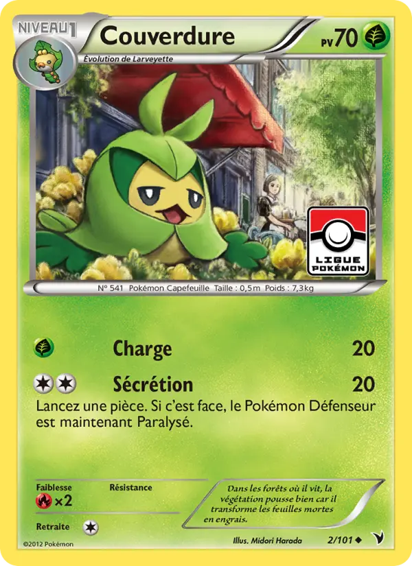Couverdure – carte Pokémon TCG Peu Commune n°2