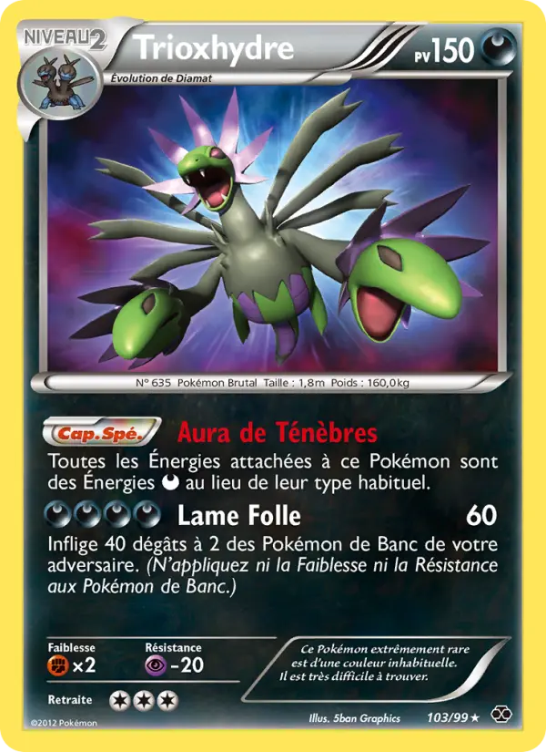 Trioxhydre – carte Pokémon TCG Magnifique rare n°103