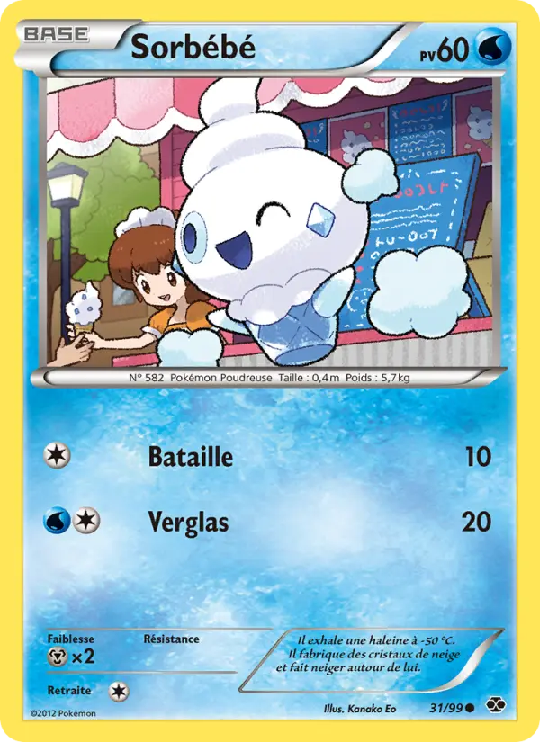 Sorbébé – carte Pokémon TCG Commune n°31