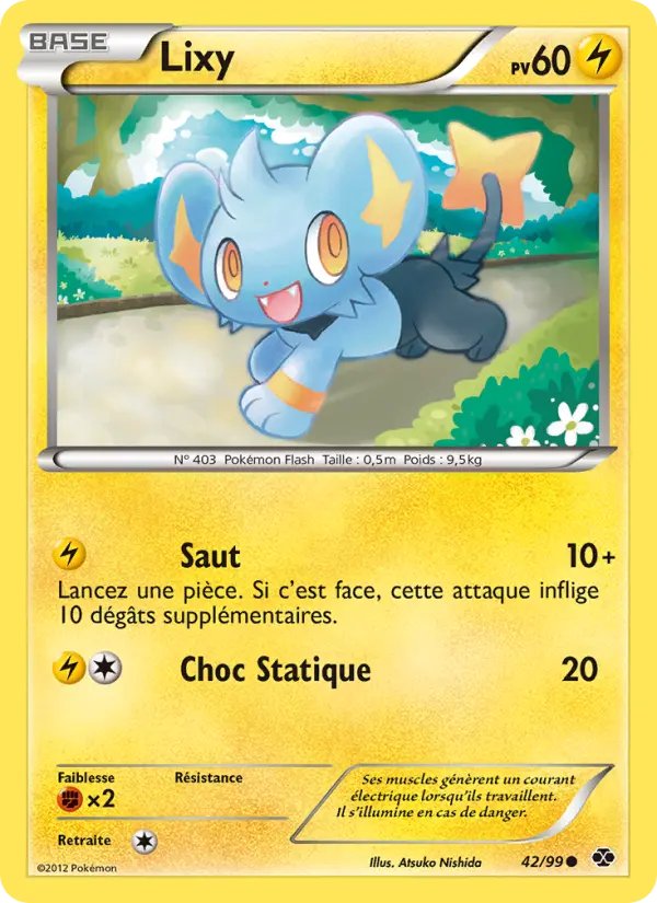 Lixy – carte Pokémon TCG Commune n°42