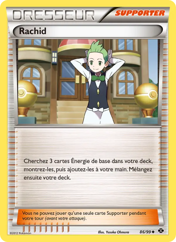 Rachid – carte Pokémon TCG Peu Commune n°86