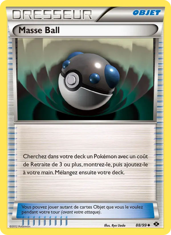 Masse Ball – carte Pokémon TCG Peu Commune n°88