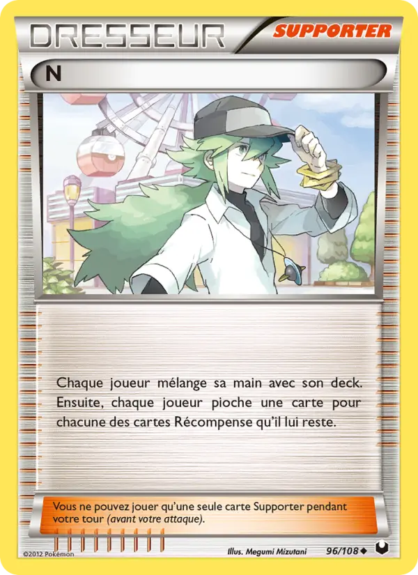 N – carte Pokémon TCG Peu Commune n°96