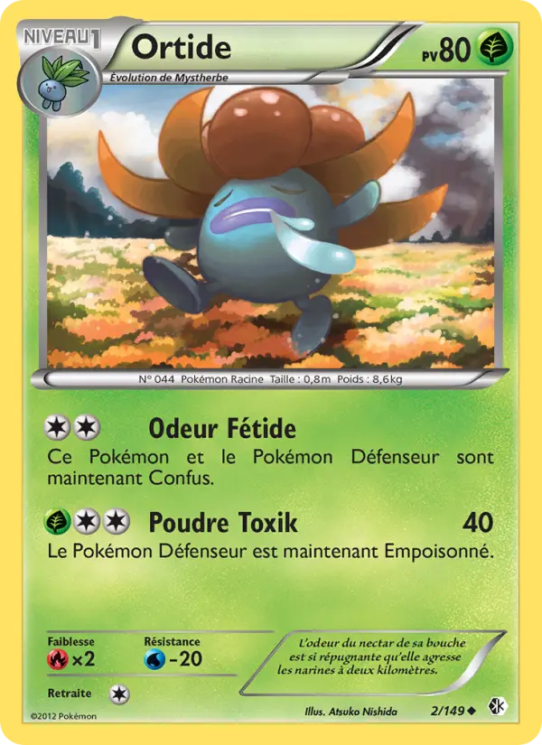 Ortide – carte Pokémon TCG Peu Commune n°2