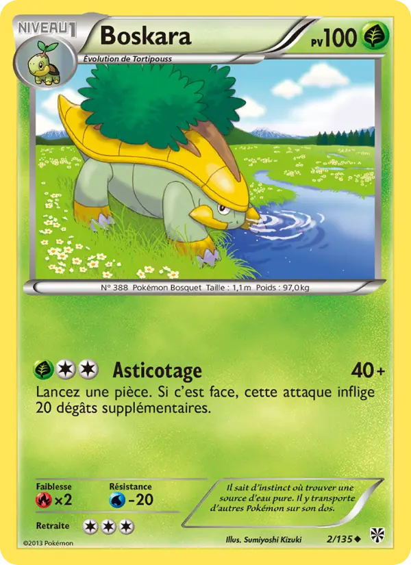 Boskara – carte Pokémon TCG Peu Commune n°2