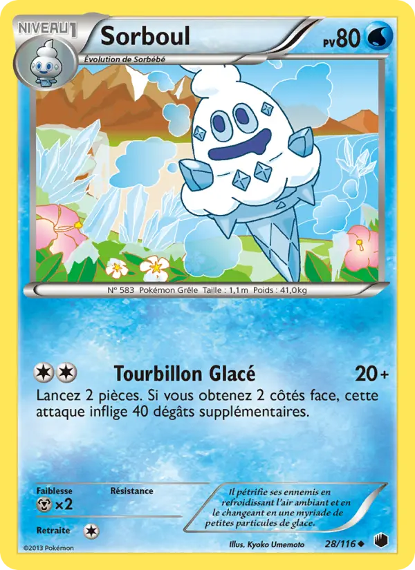 Sorboul – carte Pokémon TCG Peu Commune n°28
