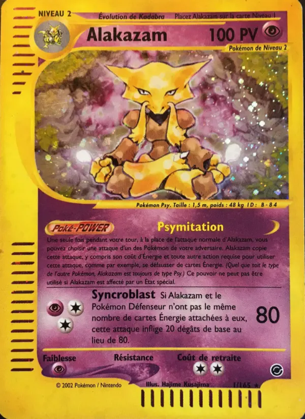 Alakazam – carte Pokémon TCG Rare n°1