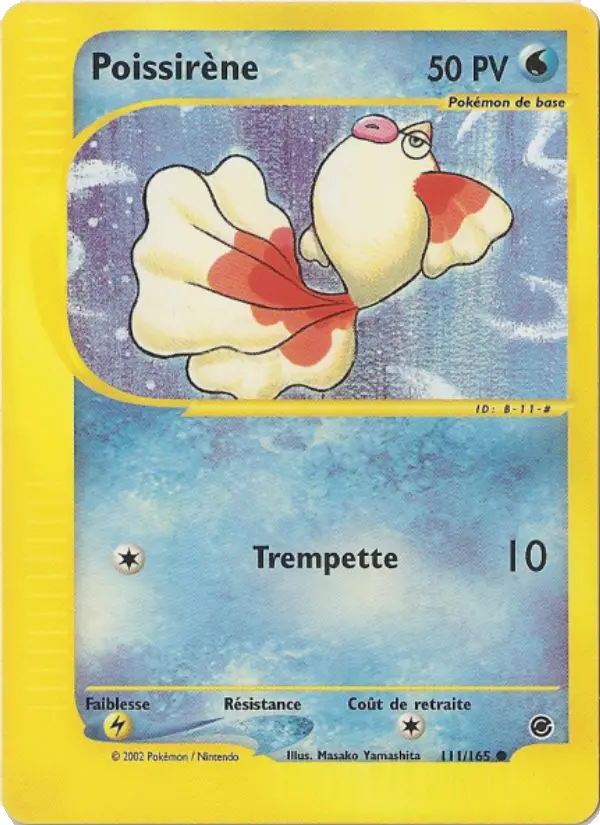 Poissirène – carte Pokémon TCG Commune n°111