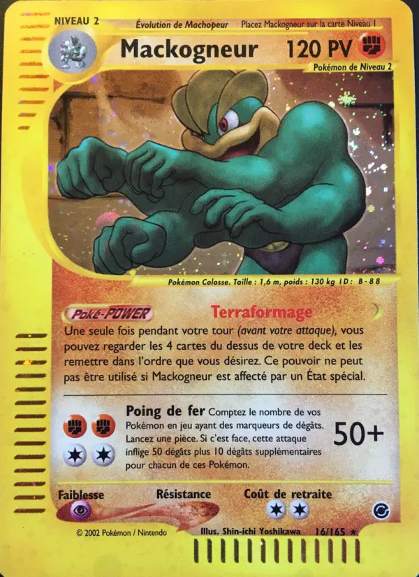 Mackogneur – carte Pokémon TCG Rare n°16