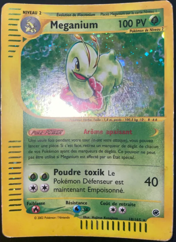 Meganium – carte Pokémon TCG Rare n°18