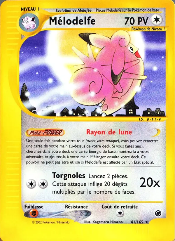 Mélodelfe – carte Pokémon TCG Rare n°41