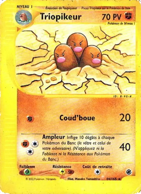 Triopikeur – carte Pokémon TCG Rare n°44