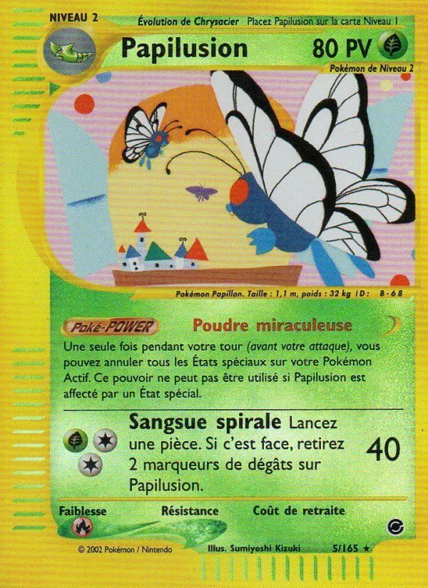 Papilusion – carte Pokémon TCG Rare n°5