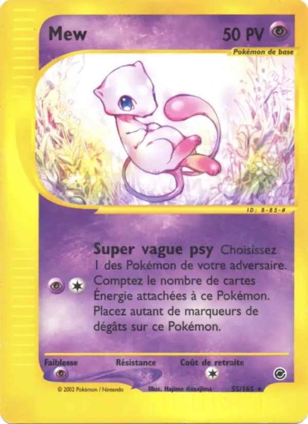 Mew – carte Pokémon TCG Rare n°55