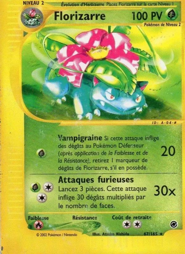 Florizarre – carte Pokémon TCG Rare n°67