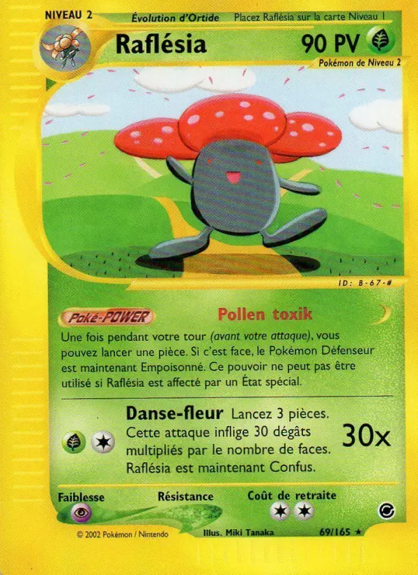 Raflésia – carte Pokémon TCG Rare n°69