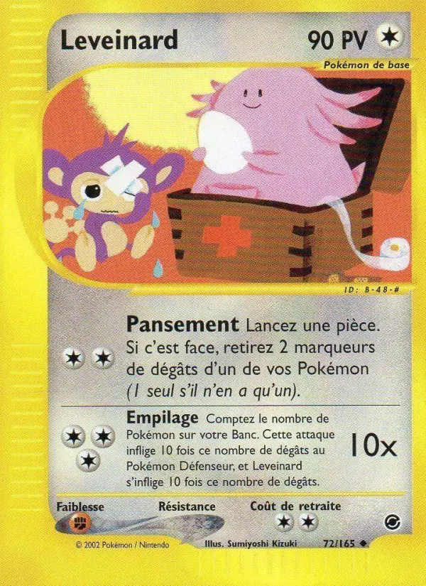 Leveinard – carte Pokémon TCG Peu Commune n°72