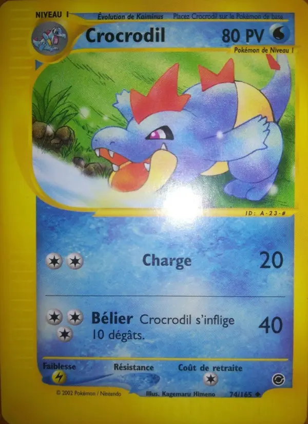 Crocrodil – carte Pokémon TCG Peu Commune n°74