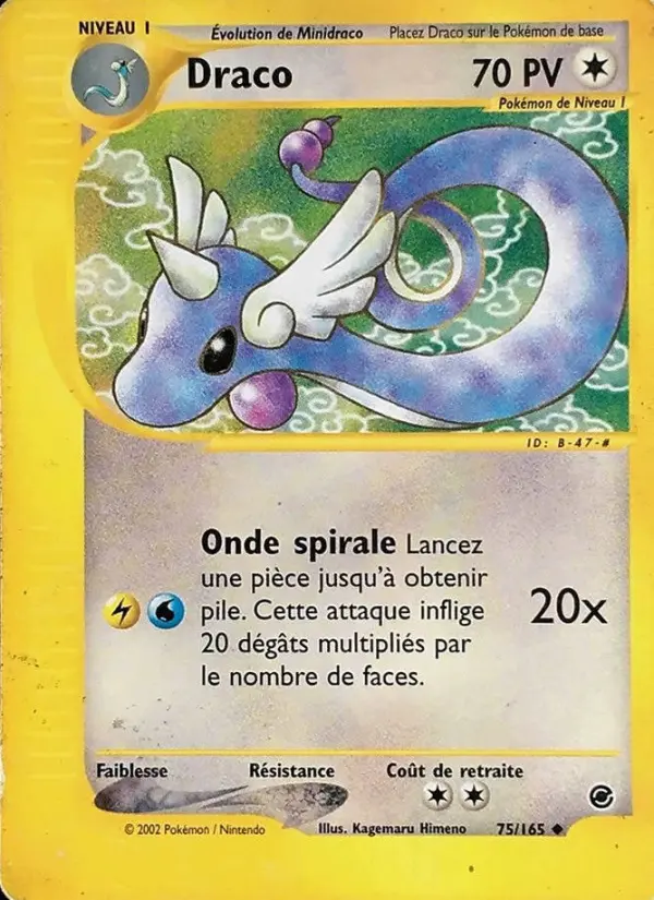 Draco – carte Pokémon TCG Peu Commune n°75