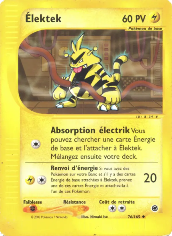 Élektek – carte Pokémon TCG Peu Commune n°76